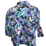 Dress Barn MULTICOLOR FLORAL DESIGN ZIP CLOSE BLAZER SIZE 24W Photo 1