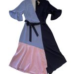 Hutch Anthropologie Colorblock Wrap Dress Photo 5