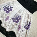 Trixxi Vintage Y2K  strapless Purple Floral embroidered dress Photo 8