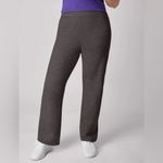 Hanes Womens EcoSmart Gray Sweatpants Size Medium Straight Leg New Photo 4
