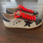 Golden Goose Superstar Sneakers Mesh and Leather size 42/US 12 Orange Black Photo 2
