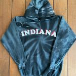 Black Tie Dye Indiana Hooded Sweatshirt Photo 0