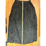Prairie Western Boho Cottage Core Cowgirl Peasant Maxi Skirt Medium Broomstick Black Photo 4