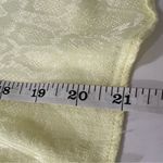 Krisa  Womens Yellow Snake Print Jacquard Wrap Blouse Puff Sleeve XS Photo 8