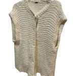 Free People Fuzzy Knit Open Front Sleeveless Cardigan Vest Womens M/L Cozy Boho Photo 0