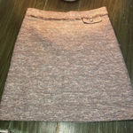 Gerard Darel  Gold and Brown Metallic Boucle Skirt Wool Blend - Size 40 (M or 8) Photo 0