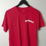 Urban Outfitters Deadmau5 DJ T Shirt Red Medium M Graphic Tee Short Sleeve 100% Cotton Solid Logo Photo 13