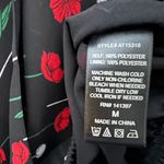 ASTR Surplice Floral Wrap Top 3/4 Sleeve Elastic Waist Romantic Blouse Medium Photo 3