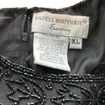 Papell Boutique  Evening Silk Beaded Top Blouse Women's XL‎ Extra Large Photo 9