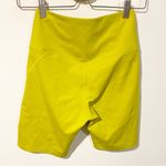 Girlfriend Collective Girlfriend‎ Collective Size Small High Rise Bike Shorts Neon Yellow Running Photo 5