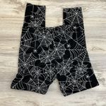 No Boundaries Black with White Spider & Web Print Soft Fleece Jr Size L (11-13) Photo 2