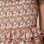 J.Crew  Petite Ravenna dress in sunset rose block-print ramie Photo 1