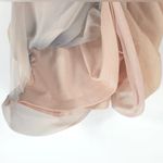 ZARA Asymmetrical Ruched MESH Sleeveless Stretch Lined Top 8030/427 LARGE NEW Photo 11