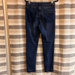 Elan  Darkwash Distressed‎ Hem Jeans Size Medium Photo 2