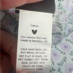 Kilt New Zealand cotton Lennox floral top NZ 8 US XS oversized Blue Photo 5