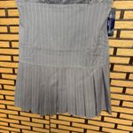One Clothing  Gray And White Stripe Strapless‎ Dress Size Medium Photo 3