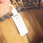 Halara ‎ High Waisted Side Pocket Leopard Print Casual Cotton Shorts size L Photo 3