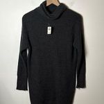 Aerie Brand New Womens Long Sleeve Gray Turtleneck Sweater Dress Soft Knit XXS Photo 0