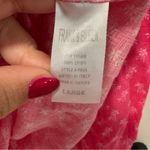 Frank & Eileen  size Large Paul Shirt Pink Linen Palm Tree Print Button Down‎ Photo 4