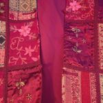 Coldwater Creek Patchwork Sleeveless Vest Asian Inspired Bohemian Red Artsy Romantic Small Photo 5