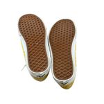 Vans  Women's Size 7 Yellow Floral Print Lace-Up Sneakers Photo 11