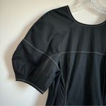 Madewell Puff-Sleeve Drop-Waist Midi Dress Size: 0, NWT Photo 4