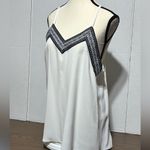 Cami top 24” L wear alone or under a jean jacket or light jacket or blouse White Size M Photo 1