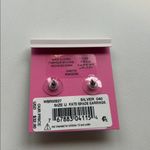 Kate Spade New silver and green sparkle square earrings with package giftable Photo 3