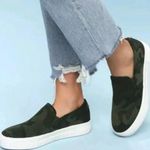 Steve Madden Women’s Gills Camo Slip On Shoes Sneakers Dark Olive Green Size 7 Photo 0