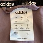 Adidas lavender zipped climalite jacket sz Small Cinched Drawstring Waist Photo 5