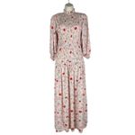 Samsoe Samsoe Sarami Floral Print Midi Dress Aop Pink Garden Size M Size M Photo 6