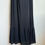 Reformation  Size 16 Nikita Midi Classic Black Tie Shoulder Feminine Party Dress Photo 1