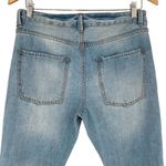Denim Co‎ Womens Ripped Slim Light Wash Skinny Boyfriend Jeans Blue Size 4 Photo 3