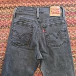 Levi's DARK GREY / FADED BLACK WEDGIE SKINNY JEANS Photo 4