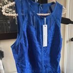 Adelyn Rae Nordstrom  Elegant Blue Lace Dress Photo 4