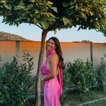 ZARA  maxi dress pink satin effect floral tie scarf wedding party cocktail Photo 8