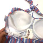 Jessica Simpson Striped Halter Tankini Swim Top Photo 6