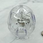Alcorn Brave Banks Clear Piggy Bank Keychain Keyring Photo 2