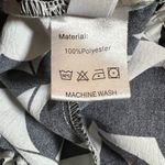 Women's High Rise Leaf Print Wide Leg Pants Size 4XL Easter Party Lightweight White Photo 6