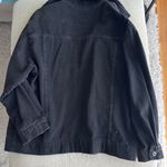 ZARA Black Denim Jacket Photo 2