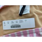 J.Crew New Bikini Bottom Pink White Striped Large Photo 2