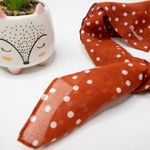 Madewell New! bandana. Color: Faded Rust Photo 12