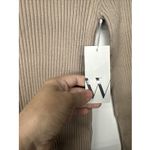 Worthington Women’s Sweater Large Light Brown Ribbed Knit Long Sleeve Top NWT Photo 3