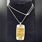 Vintage Royal Copenhagen Anton Michelsen Pendant Chain Necklace Gold Handpainted Photo 1