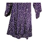 Anthropologie Corey Lynn Calter Purple Floral Silk Bohemian Dress Womens Size 6 Photo 3