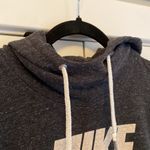Nike Heathered Grey Hooded Sweater Small Photo 2