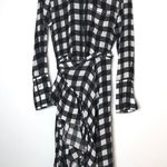 Marissa Webb Gingham Plaid Wrap Dress Xsmall Size XS Photo 4