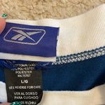 Reebok Women’s Seattle Seahawks Blue and White Long Sleeve Shirt Size Large Photo 3