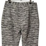 Sachin + Babi Womens Flat Front Dress Pants Size 4 Cream Black Tweed Pockets Photo 4