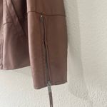 Kaari Blue  Curvy Women’s Faux Leather Jacket Size Lar Photo 2